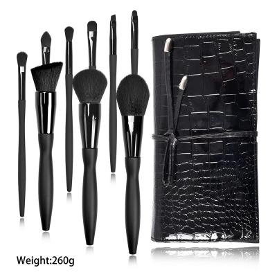 China Hot Sexy Makeup Brushes Small Size Smudge Brush Style Diamond 9pcs Black Bottom Makeup Brush for sale