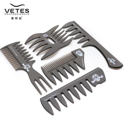 China Professional Salon Oil Retro Head Hair Styling Comb Set Great For All Hair Types for sale