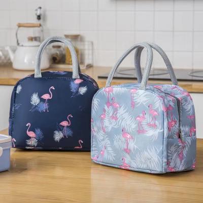 China Waterproof Oxford Lunch Box Tote Bag Thermal Bag For Portable Insulated Food Bag For Kids for sale