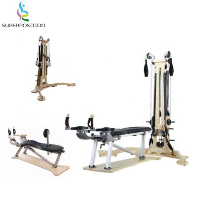 China Gyrotonic bodybuilding fitness gym yoga workout exercise machine pilates pulley infinite tower for sale