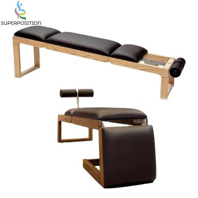 China Wholesale eco-friendly durable wood reformer fitness gym factory factory pilates folding chair yoga for sale