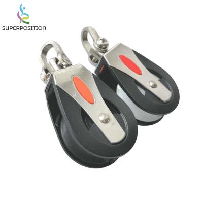 China Durable Mini Swivel Single-Wheel With Round EyeSailboat Single Block Pilates Bearing Pulley for sale