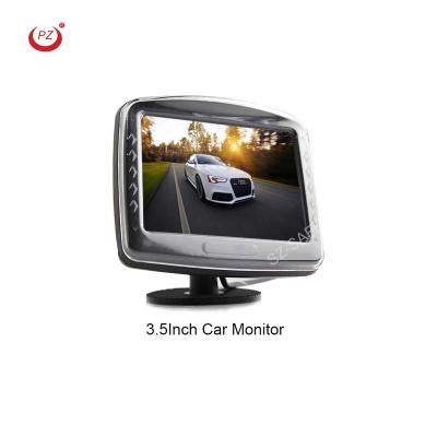 China 3.5inch screen lcd dashboard car monitor PZ701 en venta