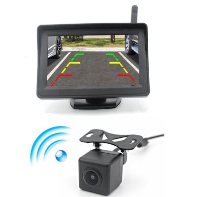 China Built-in Wireles Report 4.3 Inch Display Car Rear View Camera Wireless Wireless Rear View Camera en venta