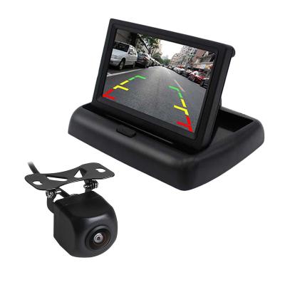 China Parking Assistance 4.3 Inch LCD Monitor 12v Backup Car Reverse Camera With Display for sale