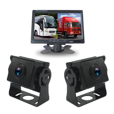 中国 2 Dual AHD Camera Front And Rear View Camera System For Truck 24V PZ612-2AHD 販売のため