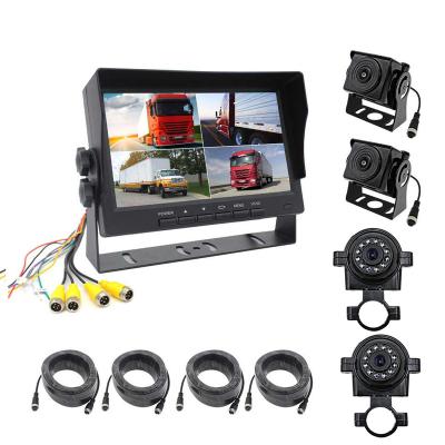 中国 With Record 7 Inch Function 24V Monitor Side Camera Truck Front Rear Right Left Camera System 販売のため