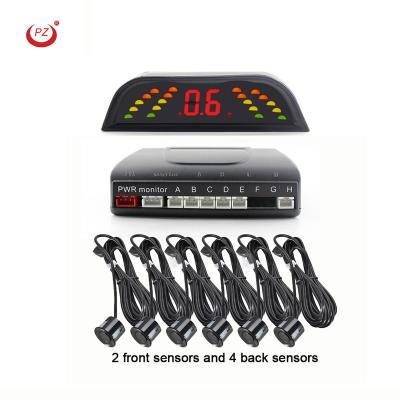 China Smart Parking Color LED Display Sensor System With 6 Or 8 Sensors PZ303-6 Te koop