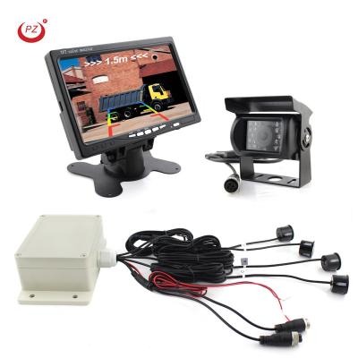 China Parking Aid 7 Inch Monitor Camera Backup Truck Parking Sensor Te koop