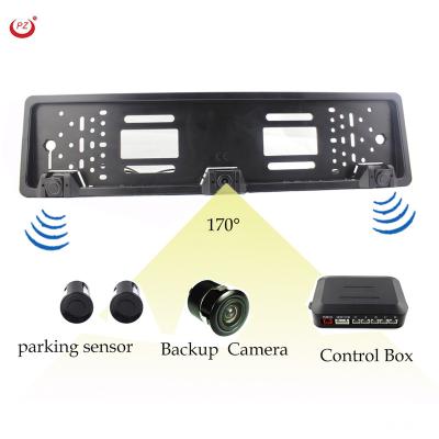 China No Holes Parking Sensor No Holes Parking Sensor No Parking Sensorless European License Plate Frame Drill Te koop