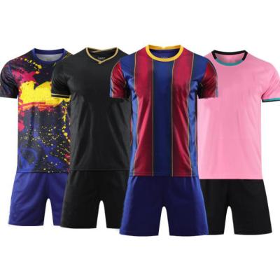 China 2021 custom sublimation soccer jersey sets set team wear camisetas de futbol soccer jersey for sale