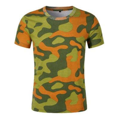 China Military Men's QUICK DRY Custom Camouflage Desert Woodland Crew Neck Digital Printing T-Shirt for sale