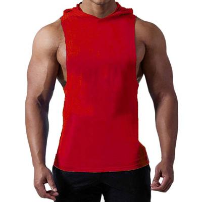 China Fashion Sport Tank Top 40% Cotton 40% Polyester Fitness QUICK DRY Tank Top 60% With Hood Mens Pocket Smooth for sale