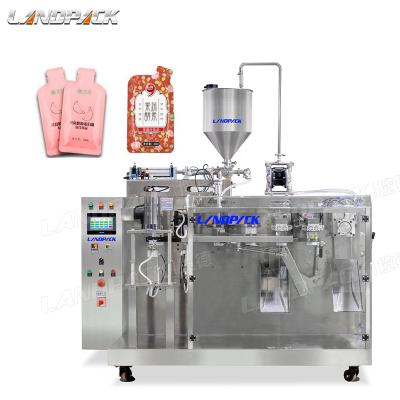 China Landpack Horizontal Filling Bags Automatic Doypack Pouch Packing Machine for sale