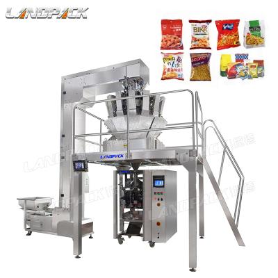 China Full automatic multi head weighing potato chips Snack food packing machine high quality with CE approved for sale