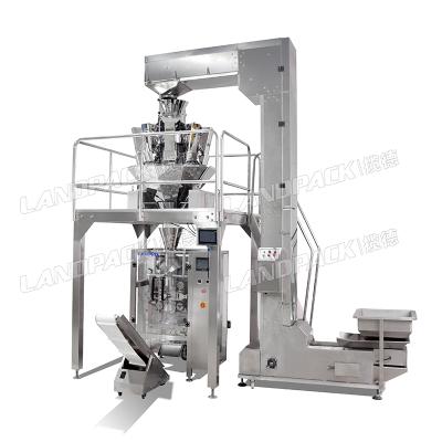 China Landpack Multihead Weighing Packing Machine Vertical Granule Packing Machine Crisps Packaging Machine for sale