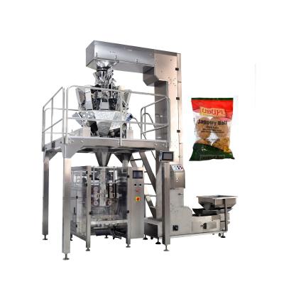 China Automatic Vertical 1kg 1.5kg Back Seal Bag Popcorn Biscuit BeansPackaging Machine for sale