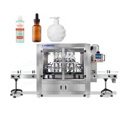 China France lotion, cream, toner, cosmetic liquid filling capping machine for cosmetic factory for sale