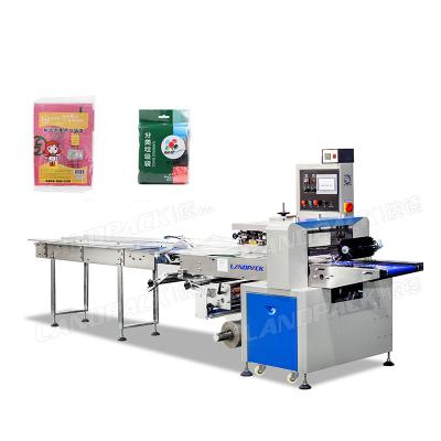 China Landpack Fully automatic garbage bags biodegradable Pillow packing machine for sale