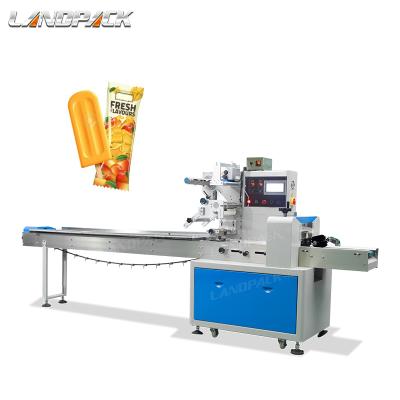 China Landpack Automatic ice cream popsicle packing machine ice lolly pillow packing machine for sale