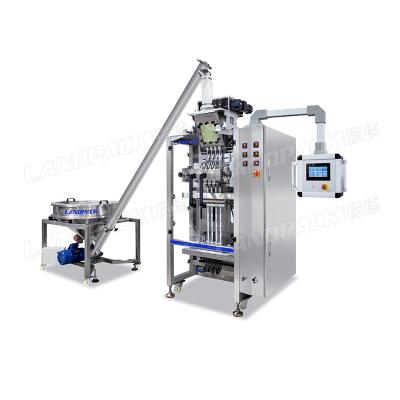 China CE Auto four lane powder Quick small package back seal strip bag milk powder coffee powder Packing Machine for sale