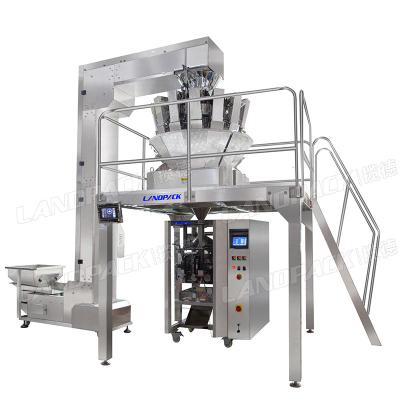 China Automatic Soya Peanut Vffs Granular 500g 1kg Packing Puffed Food Machine for sale