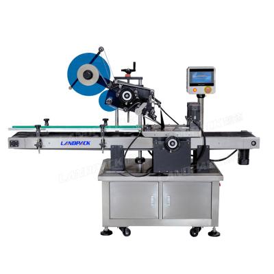 China Automatic Top Side Labeling machine Improvement Automatic Adhesive Sticker vegetable Top Labeling Machine for sale