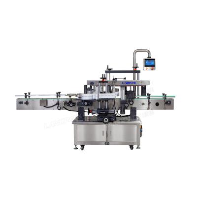 China hot sell two sides labeling machine two sides bottle labeling machine square bottle for sale