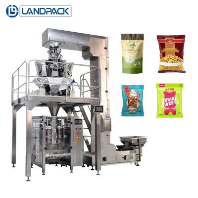 China Landpack granule cashew nut nitrogen cashew nut seal peanut packing machinery nitrogen for sale