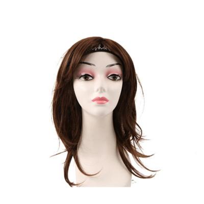 China Custom Logo Solid Edge Killer Cute Soft Adjustable Fashion Elastic High Quality Sports Wigs To Extend Hairband Down for sale