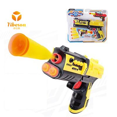 China Brain Game Kids Play Outdoors Soft Shot Gun Toys Boys Funny Soft Bullet Gun for sale