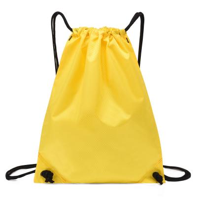 China Waterproof Polyester Drawstring Bag Gift Drawstring Pouch Bags Sport Bag With Logo for sale