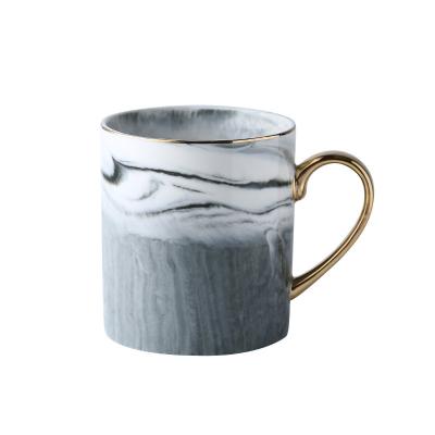 China Wholesale Custom Disposable Modern Eco-Friendly Ceramic Marble Mug Cup Modern Coffee Mug for sale