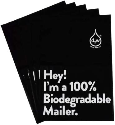 China 100% biodegradable eco compostable biodegradable custom logo mailing bags shipping bag for sale