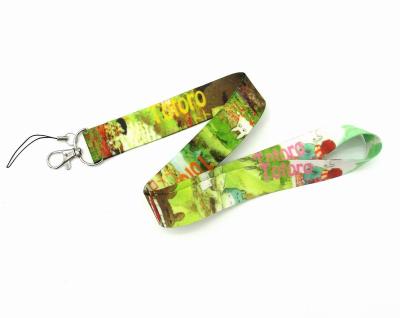 China Wholesale Eco-Friendly Lanyard Polyester Material Wrist Neck Anime Lanyard For Mobile Phone for sale