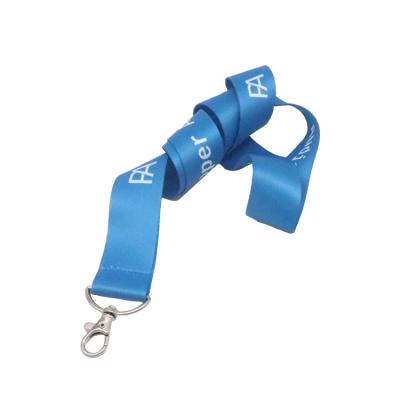 China Custom Lanyards Eco - Friendly No Min Order Sublimation Blank Lanyard With Plastic Buckle for sale