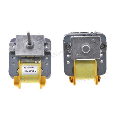 China Hotel Refrigerator Parts Pole Freezer Refrigerator Motor Single Phase Electric Motor 110-240V Shaded Small AC 50/60Hz WT52 for sale