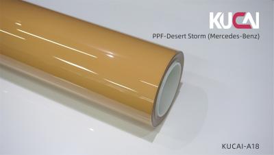 China TPU PPF Desert Storm Yellow PPF Paint Protection Film Self Adhesive Customizable for sale