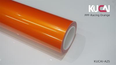 China Lubrizol TPU Racing Orange PPF Roll Automotive Verfbescherming Te koop