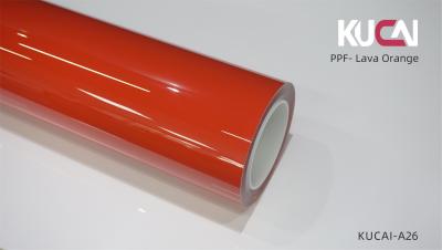 China TPU Material Lava Orange PPF Self Healing Vehicle Paint Protection Film 7.5Mil for sale