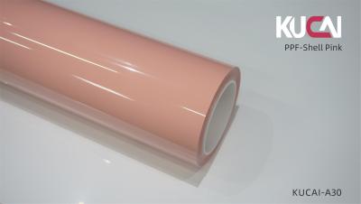 China TPU PPF Car Body Paint Protection Film Shell Pink Color Aging Resistance for sale