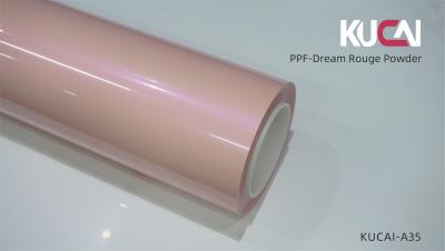 China Dream Rouge Pink Color Hydrophobic PPF , TPU auto paint protection film for sale