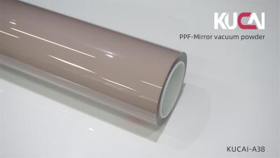 China TPU PPF Mirror Vacuum Powder Pink Color Self Healing Paint Protection Film Roll for sale