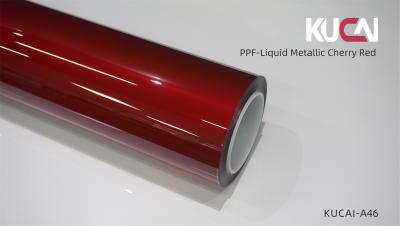 China Liquid Mrtallic Cherry Red Self Healing PPF Film Groothandel TPU Kleur PPF Te koop