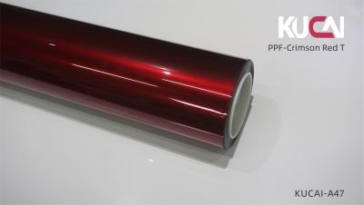 China TPU PPF Roll Liquid Metal Dragon Blood Rode kleur voor autovervorming Te koop