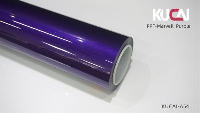 China TPU Material Marvelli Purple PPF Car Wrapping Anti Chipping Paint Protection Film for sale