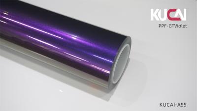 China Gtviolet Purple Colored Car Paint Protection Film 7.5 Mil Thickness Antifouling for sale