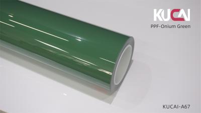 China TPU PPF Onium Green Car Body Paint Protection Film 7.5 Mil Thickness Good Toughness for sale