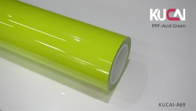 China TPU Acid Green PPF Film For Car, PPF Proteção de Tinta Anti-Razões OEM ODM à venda