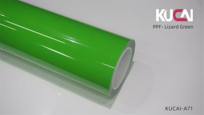 China PPF Lizard Green TPU Car Paint Protection Film Anti Dirty Chemical Resistance for sale